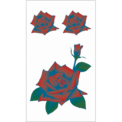 タトゥーシール 薔薇(タトゥー・刺青シール)