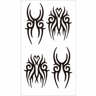 タトゥーシール トライバル5(タトゥー・刺青シール)