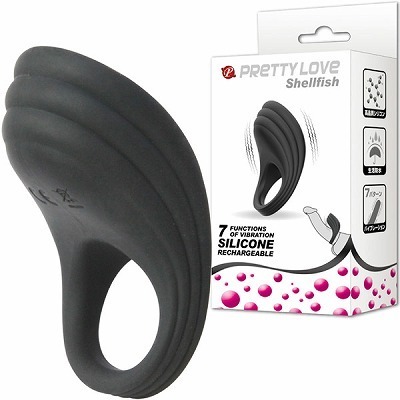 プリティラブ (バイブレーションリング シェルフィッシュ)(男性補助グッズ)