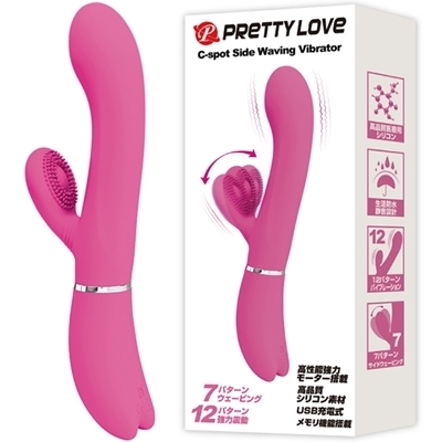 プリティラブ (Cスポットサイドウェービングバイブレーター)(バイブ)