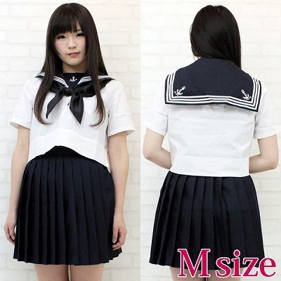 私立女子校のセーラー服(夏服) M(コスチューム)