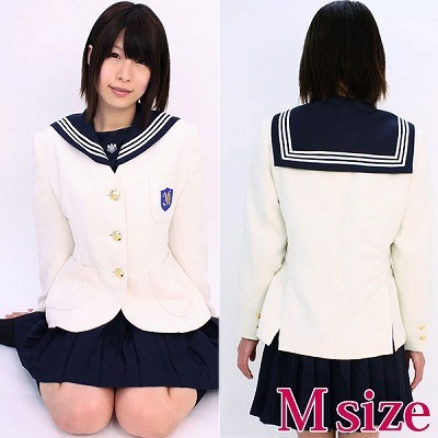 清楚な高等学校セーラー服(冬服ジャケット) M(コスチューム)