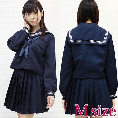 大阪の女子高セーラー服(冬服) M(コスチューム)