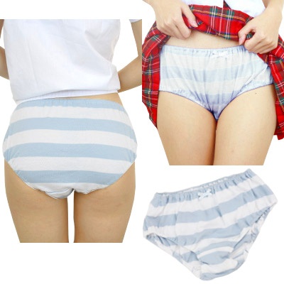 深型ボーダーショーツ(しまパン・ロリしまパン)(コスチューム)