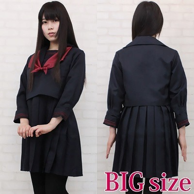 ミッションスクール系高校のセーラー服(冬服) BIG(コスチューム)