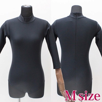 七部袖丈ハイネックレオタード単品 M(コスチューム)