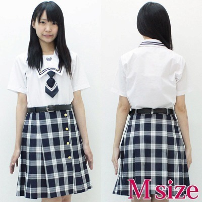 キリスト系私立女子校 夏制服 M(コスチューム)