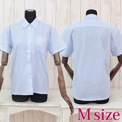 半袖シャツ単品 サックス M(コスチューム)