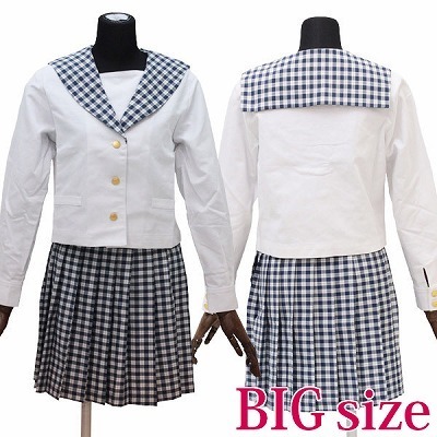 私立学園のセーラー服(中間服) BIG(コスチューム)