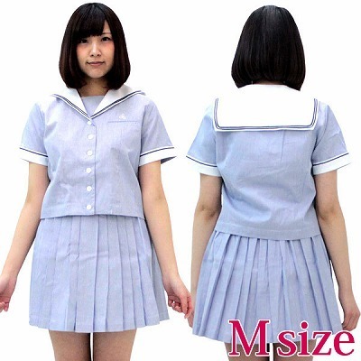 山陽の女子高校セーラー服(旧夏制服) M(コスチューム)