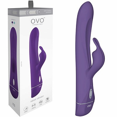 OVO K6 ラビットバイブ (パープル)(バイブ)
