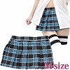 超ミニチェックスカート M(コスチューム)
